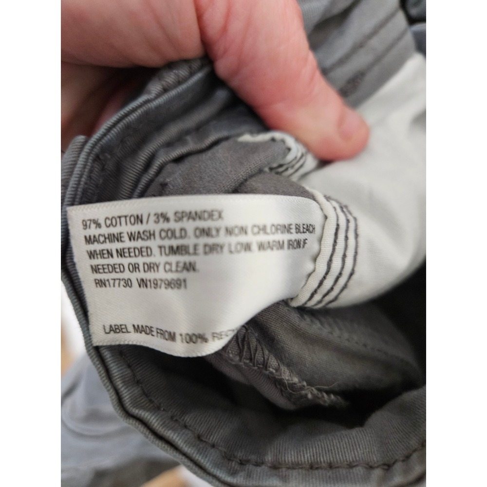 Goodfellow & Co Mens Cargo Shorts Gray Size 34 Stretch Cotton Twill Utility - Picture 3 of 6
